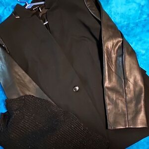 Funky funk funk. DKNY jacket & PR turtleneck Size L